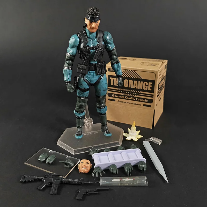 Металлическая Экипировка SOLID 2 SONS OF LIBERTY Figma 298 Gurlukovich 243 змея ПВХ экшн-фигурка