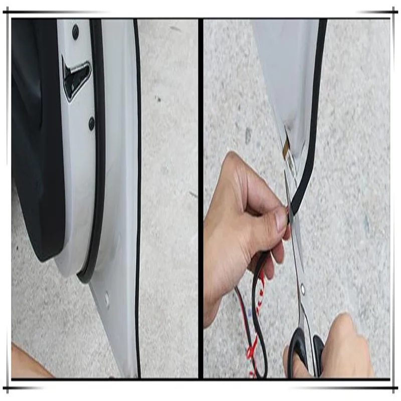 Car Door protection Rubber Strip Sticker For fiat 500 Tesla Scion Bugatti Mercury Smart Lotus suzuki grand vitara Accessories | Автомобили