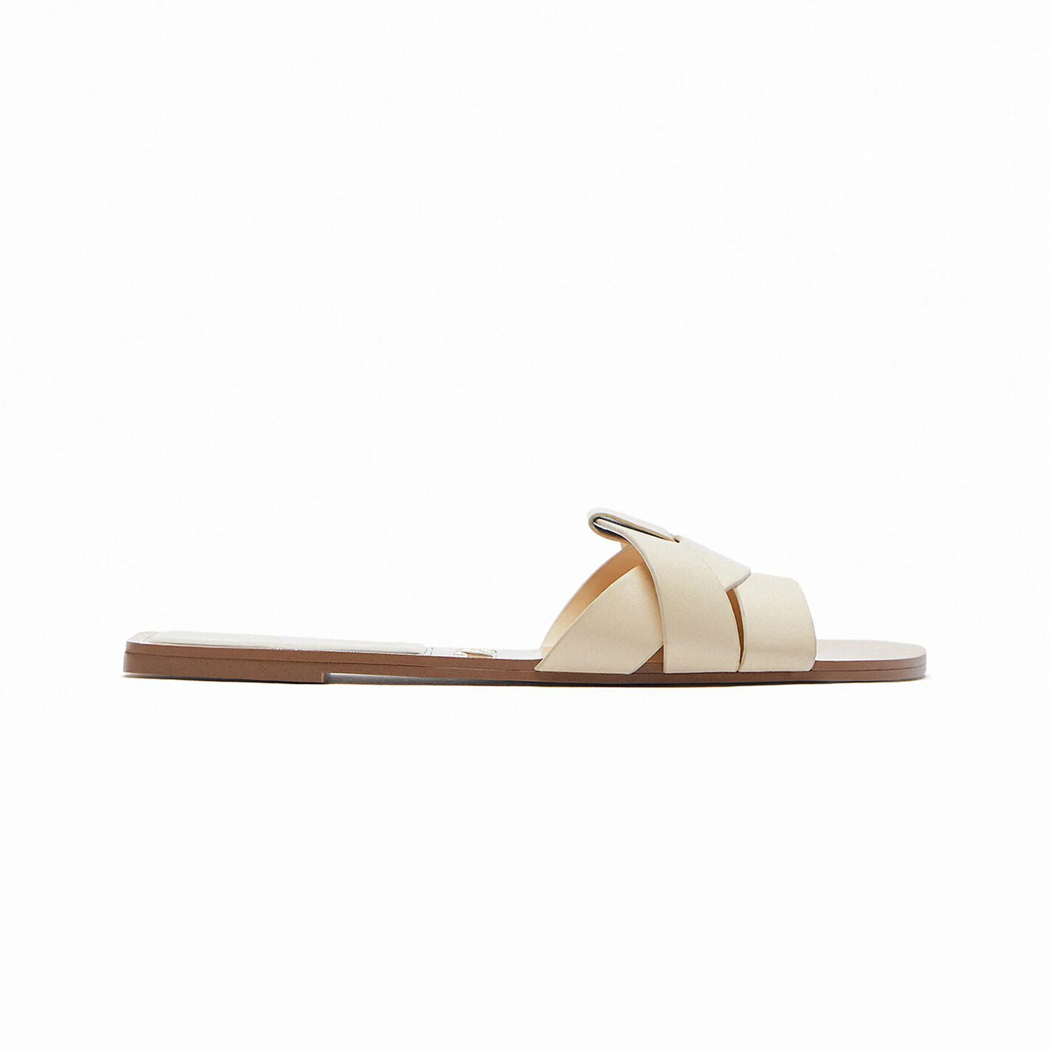 

ODERNEE Summer casual beach slides outside flat round toe women slippers