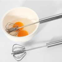 kitchen accessories stirrer hand spin whisk egg mixer stainless steel stirrer hand whisk egg cream stirrer kitchen utensils