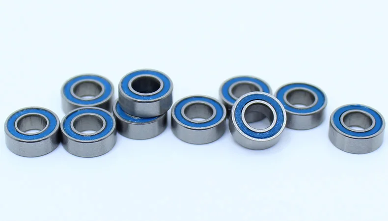 MR84RS подшипник ABEC-3(10 шт.) 4*8*3 мм миниатюрные MR84-2RS шарикоподшипники RS MR84 2RS с синим герметичным L-840DD