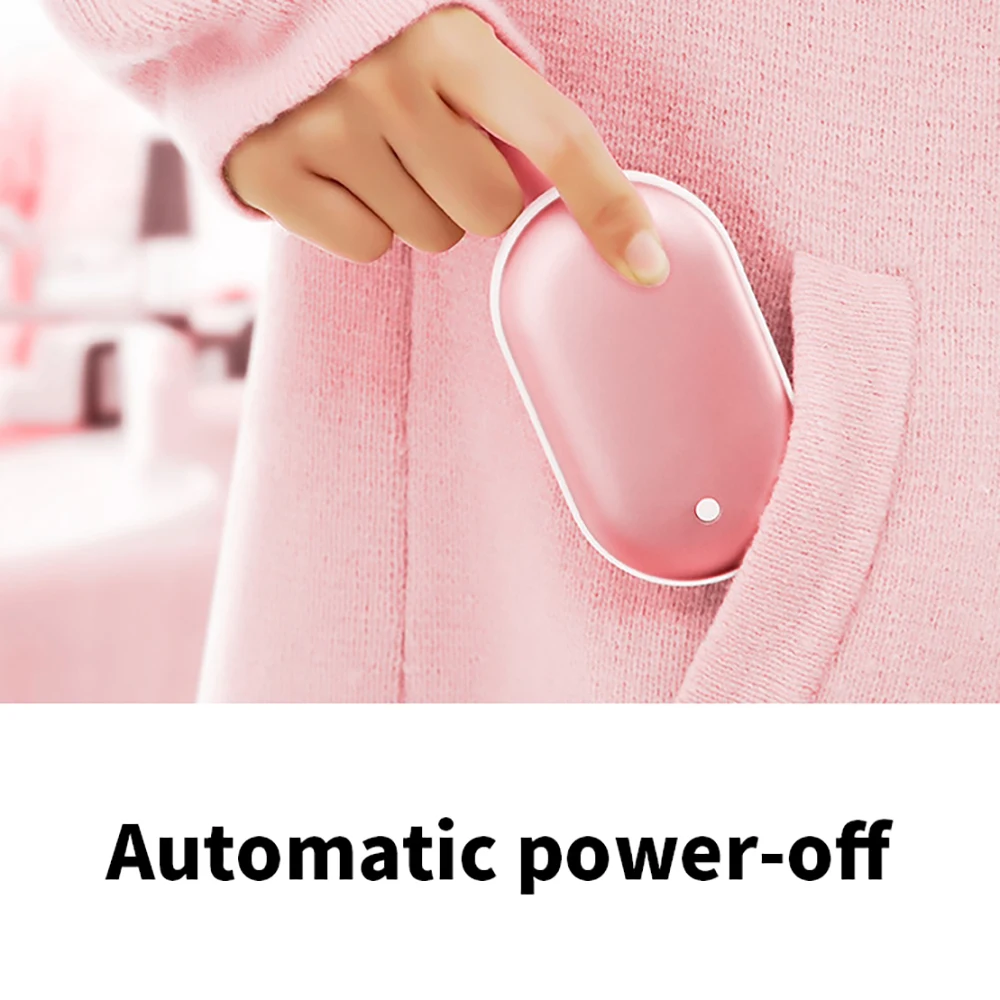 

5200 Mah Usb Power Bank Hand Warmer Two-In-One Pebbles Shape Portable Student Gift Warm Polymer Lithium Explosion-Proof Battery