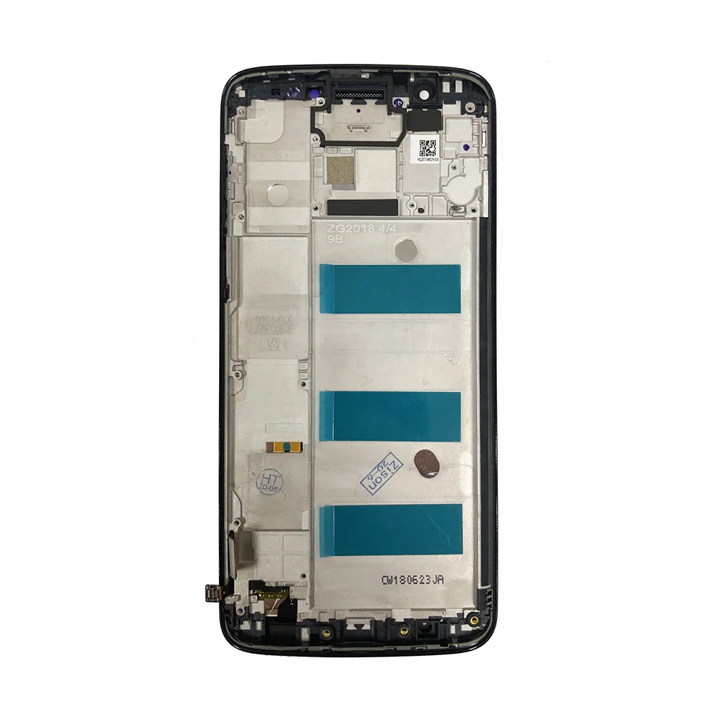 Pantalla LCD con marco para m&oacute;vil, montaje de digitalizador de pantalla t&aacute;ctil de 5,93 pulgadas para Motorola G6 Plus, Moto G6Plus, XT1926-1
