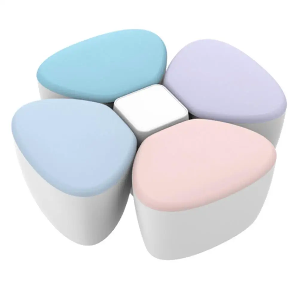 

Baby Milk Powder Formula Dispenser Container Children Portable PP Case for Four-Trellis Storage Flower Shaped Sealed Feed Box