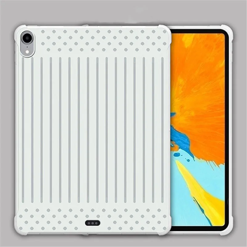 Мягкий силиконовый чехол-накладка из ТПУ и пластика для Apple iPad Pro 11 2018 изящный