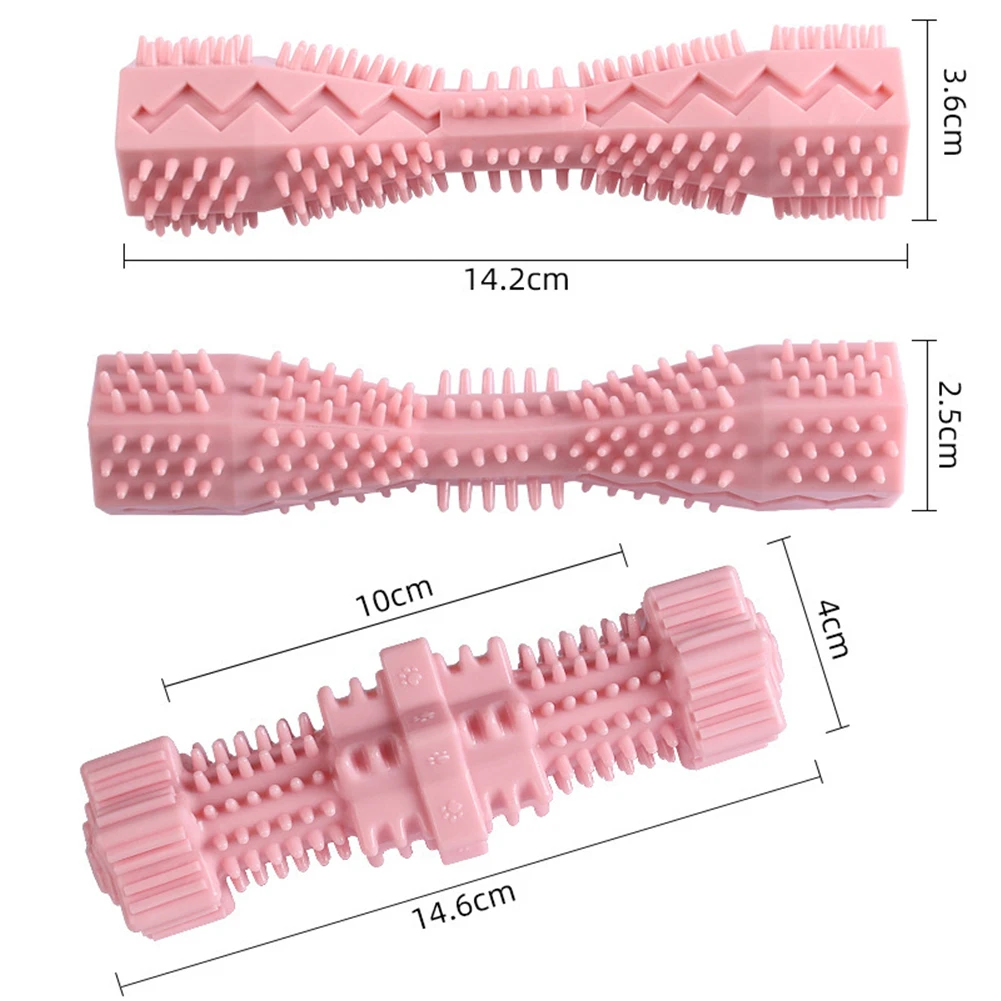 Зубная щетка для собак жевательные игрушки питомцев резиновая игрушка костей