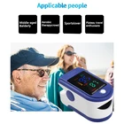 Пульсоксиметр Пальчиковый медицинский для измерения пульса и уровня кислорода в крови, измеритель пульса и пульса с OLED-экраном