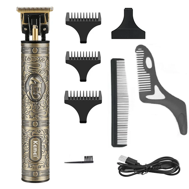 Мощный 2 скорости все металлические машинка для стрижки волос Профессиональный