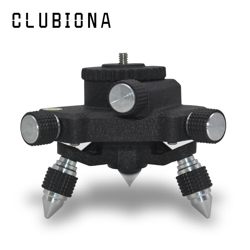 CLUBIONA 12 линий Лазерная основа 360 Вращение регулирующий кронштейн для 1/4 или 5/8 дюймов интерфейс лазерный измерительный инструмент