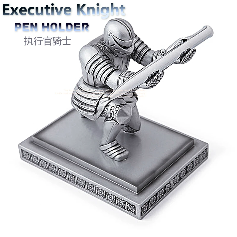 The Second Generation Of Executive Knight Pen Holder Knight Pen Rack, Creative Stationery