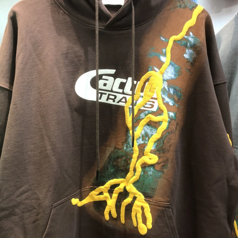 

Foaming Printing Travis Scott Cactus Trails Hoodie Men Women Pullover Hoody xxxtentacion men clothing