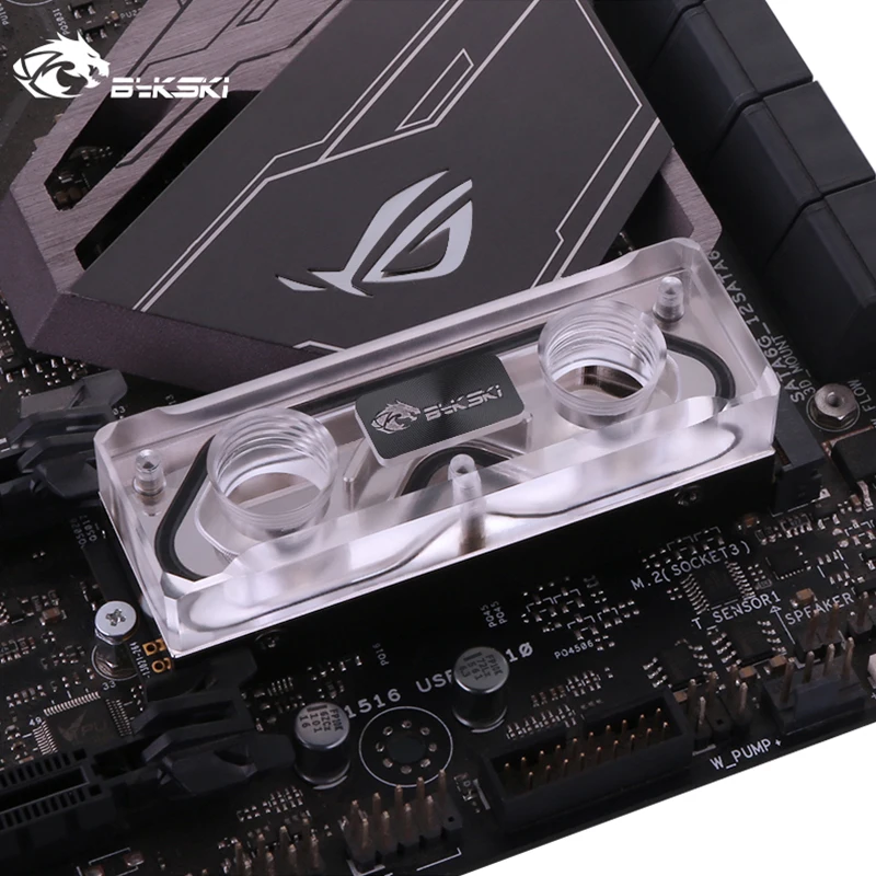 Водяной охладитель Bykski для 2280 22110 SSD SATA M.2 M2 водяной блок с двойным рассеиванием