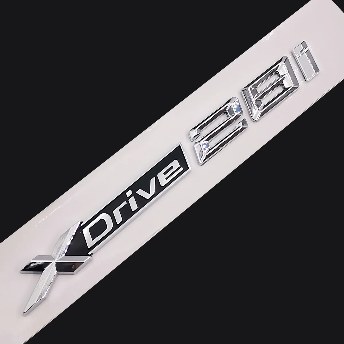 Серебристый хром стайлинга автомобилей задний значок для BMW X1 X3 X5 X6 Новый Xdriver 20i 25i