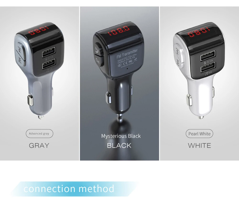 DHKEJI Автомобильный Bluetooth беспроводной fm-передатчик MP3-плеер USB зарядное устройство автомобильные аксессуары fm-модулятор