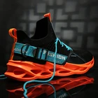 Дышащие мужские кроссовки POLALI для бега, амортизирующие подушки, Легкая удобная обувь, разноцветные уличные спортивные кроссовки