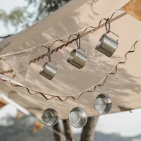 5 3m multifunctional camping hanging rope tent cup hang lamp hang outdoors clothes line pu bring camping hiking accessories