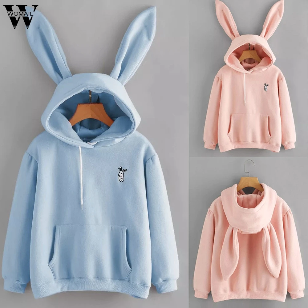 Свитшоты Womail женский модный пуловер с вышивкой в виде животного Осенний Женский