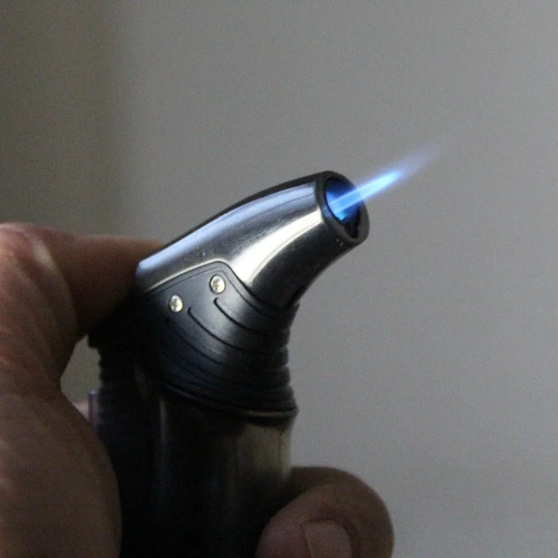 

High Firepower Refillable Inflatable Creative Small Spray Gun Welding Torch Straight Into The Lighter Soplete Cocina Men Gadgets
