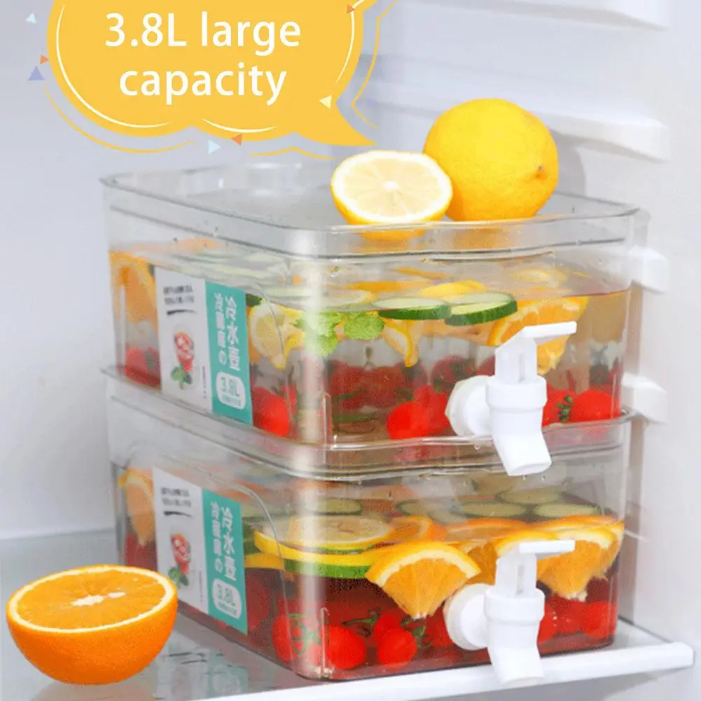 Ведро для холодной воды и чая контейнер напитков с ведром крышкой фруктов