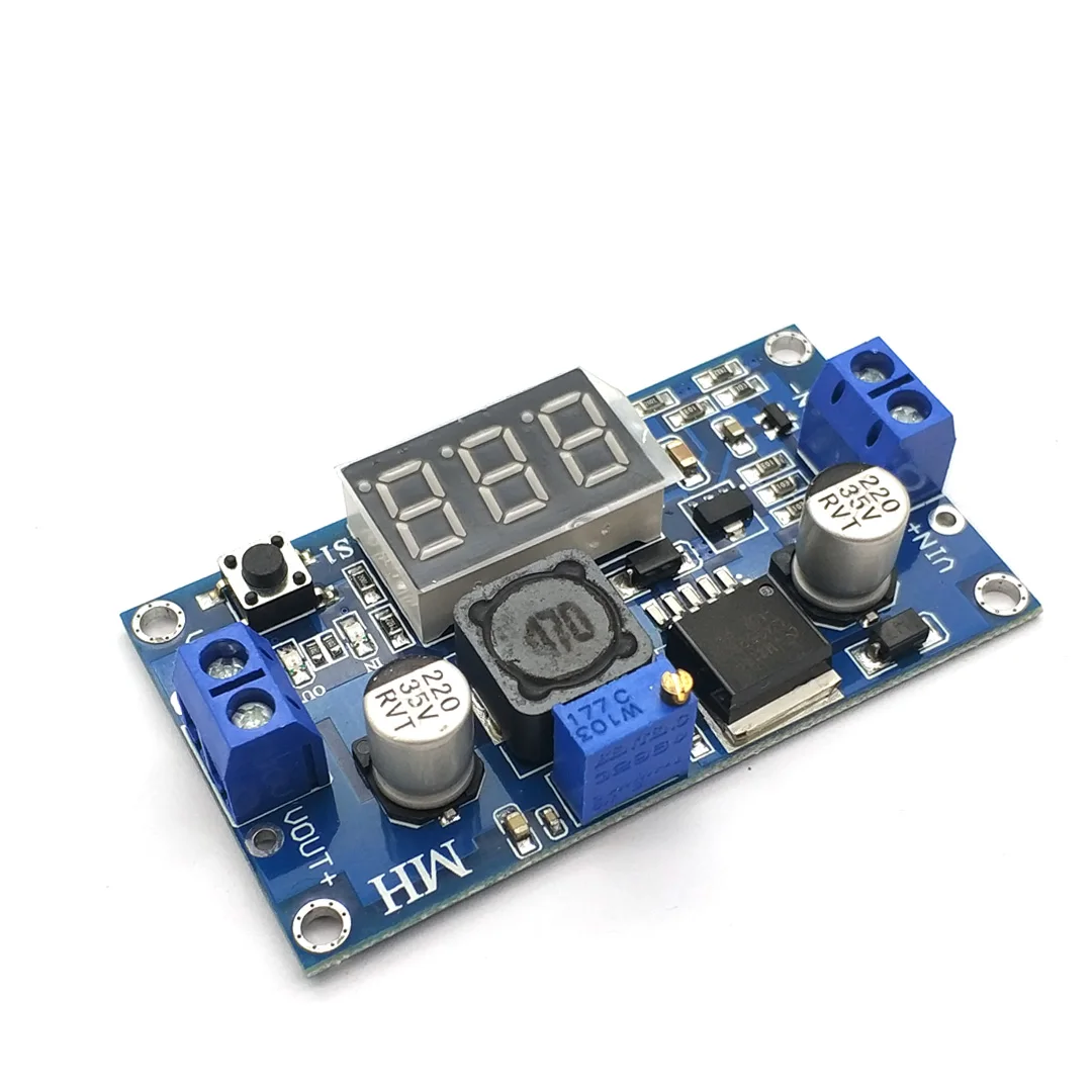 LM2596 DC понижающий модуль 4 0 ~ 40 В до 1 25 37 в Регулируемый регулятор напряжения со