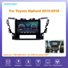 Автомобильный радиоприемник, мультимедийная система на Android 10, с GPS, для Toyota AlphardVellfire, Типоразмер 10 дюймов, 2015-2018