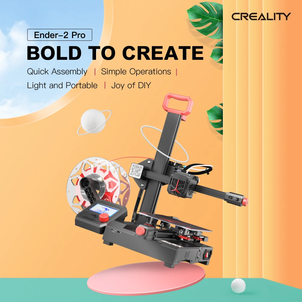 Портативный принтер CREALITY 3D Ender-2 Pro 165*165*180 мм | Компьютеры и офис