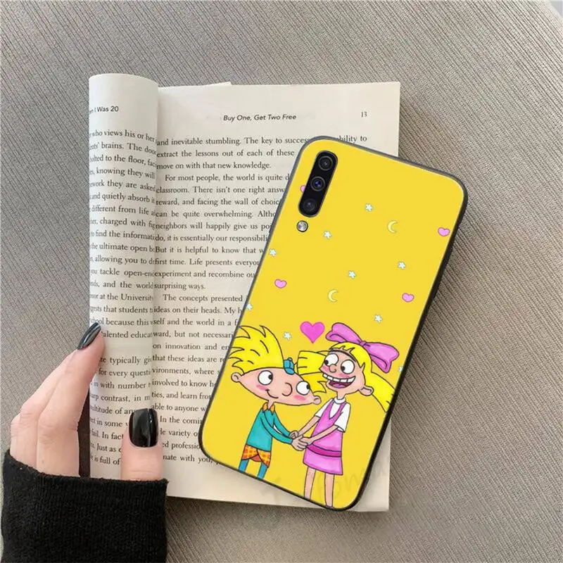 

Hey Arnold American cartoon Phone Case For Samsung galaxy S 9 10 20 A 10 21 30 31 40 50 51 71 s note 20 j 4 2018 plus