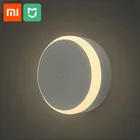 Новый Xiaomi Mijia LED коридор ночник Датчик Индукционная Ночная лампа автоматическое освещение сенсорный переключатель Энергосбережение умный дом