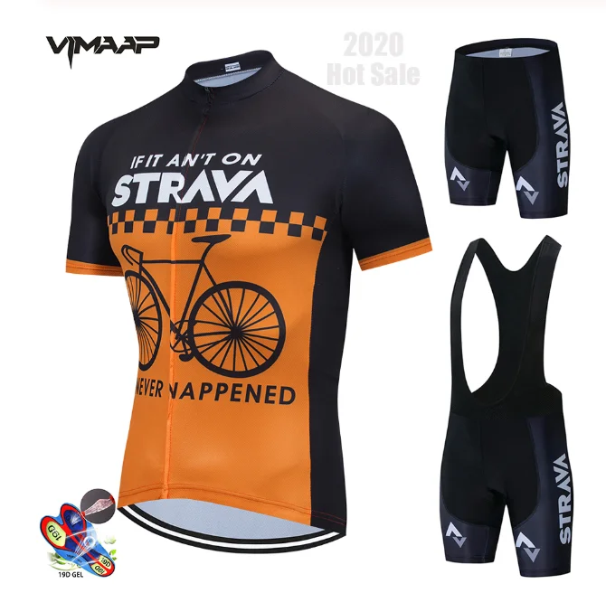 2020 командные трикотажные изделия STRAVA велосипедная одежда нагрудник гелевые
