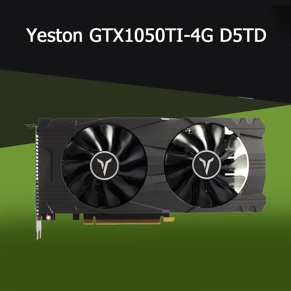 Оригинальная видеокарта Yeston GTX 1050 Ti 4 Гб 750 бит GDDR5 графические карты для nVIDIA VGA Geforce