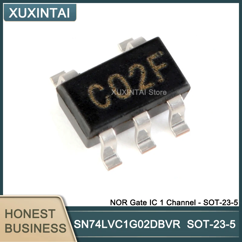

100Pcs/Lot SN74LVC1G02DBVR SN74LVC1G02 NOR Gate IC 1 Channel - SOT-23-5