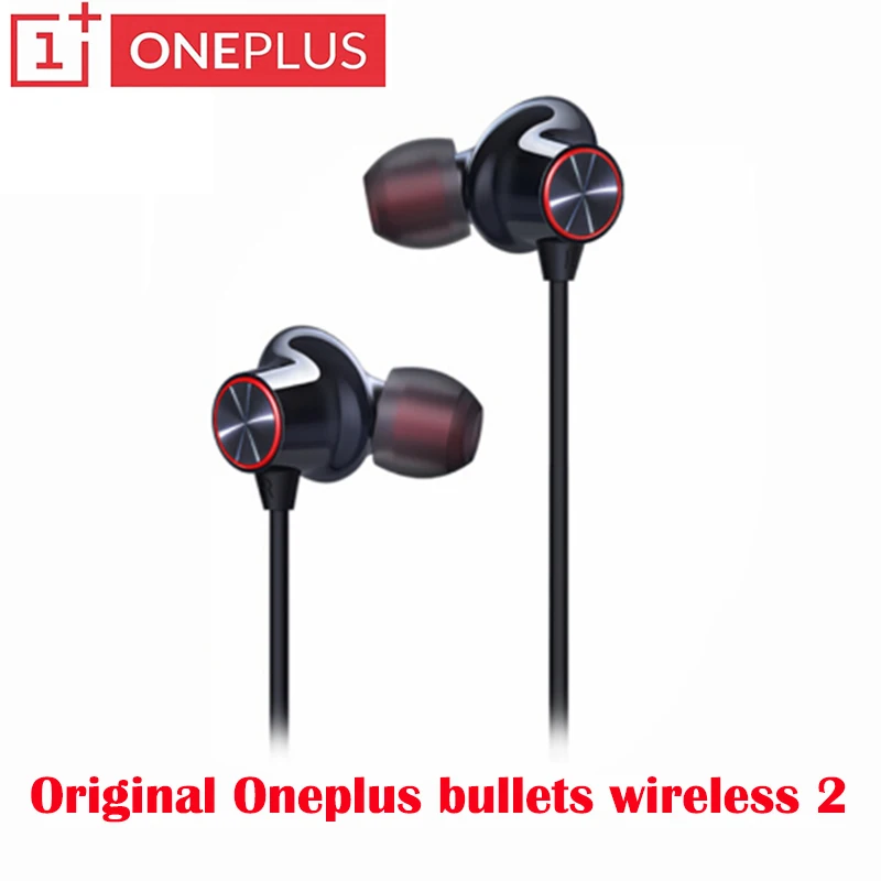 Новые официальные наушники OnePlus Bullets Wireless 2 AptX Гибридный Магнитный контроль Google