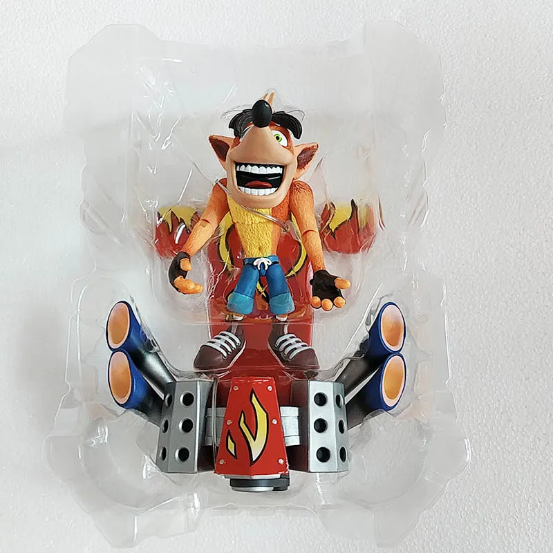A no Box 15 см-18 см NECA оригинальная игра Crash Bandicoot серия Aku маска АКУ и бандикут и струйная доска экшн фигурка модель игрушки кукла для подарка - Цвет: A no Box