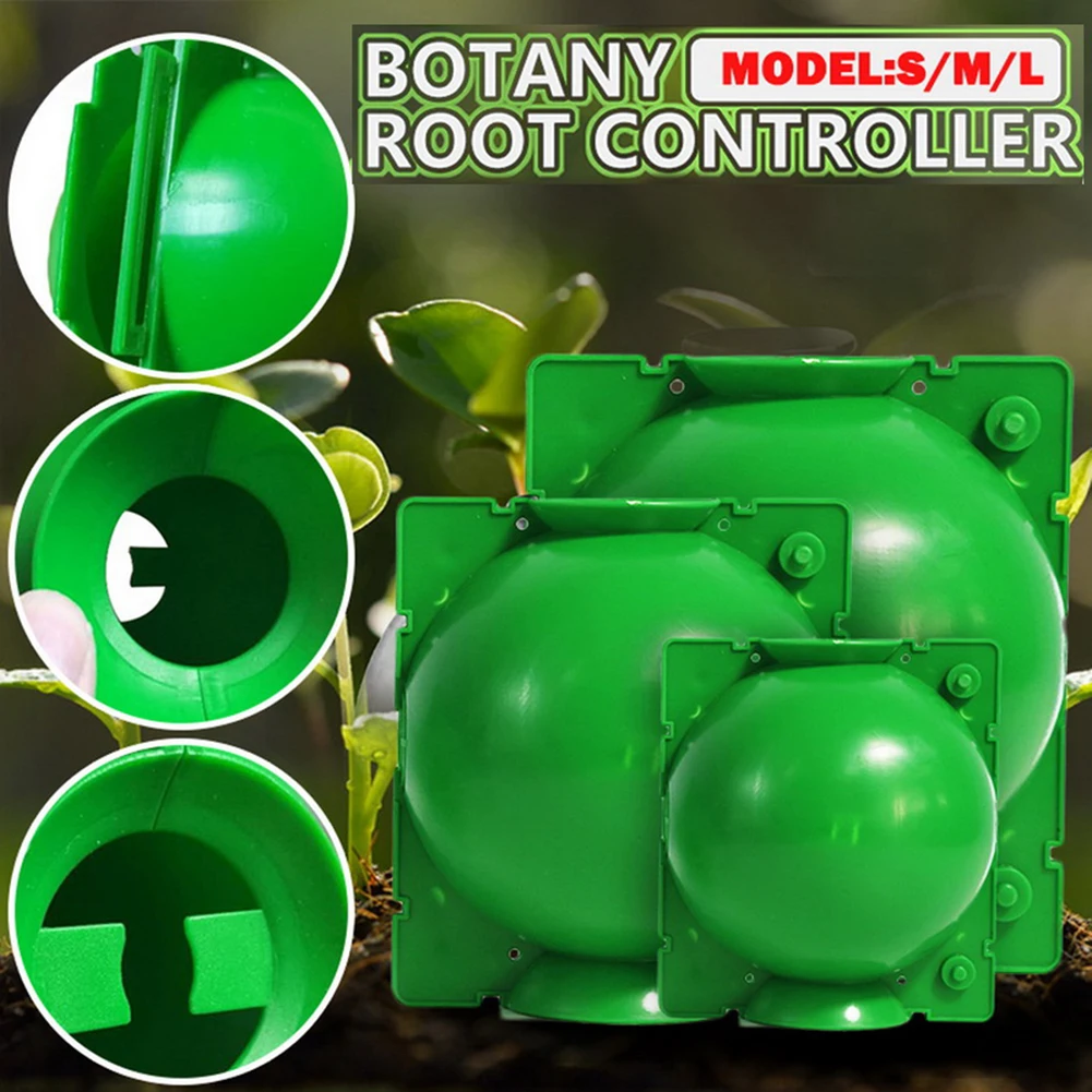 

10pcs 5cm/8cm Green Grafting Box Plant Rooting Equipment High Pressure Propagation Ball Garden Graft Box Plastic Reusable