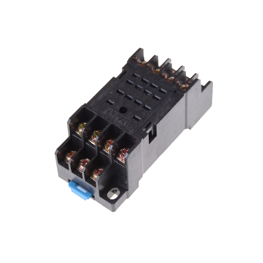 DC12V 24V AC220V 1set MY4NJ Electronic Micro Relay 4NO 4NC LED Indicator Power DIN Rail 14 Pin Mini With Socket | Обустройство дома