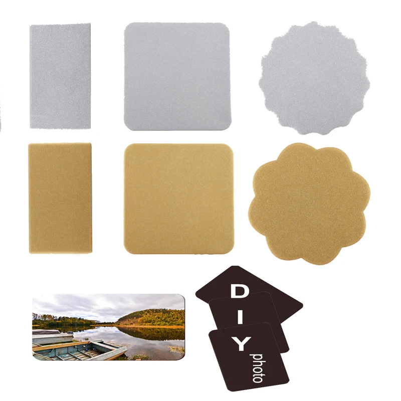 Сублимация пустая DIY магниты на холодильник Прямоугольная форма наклейка