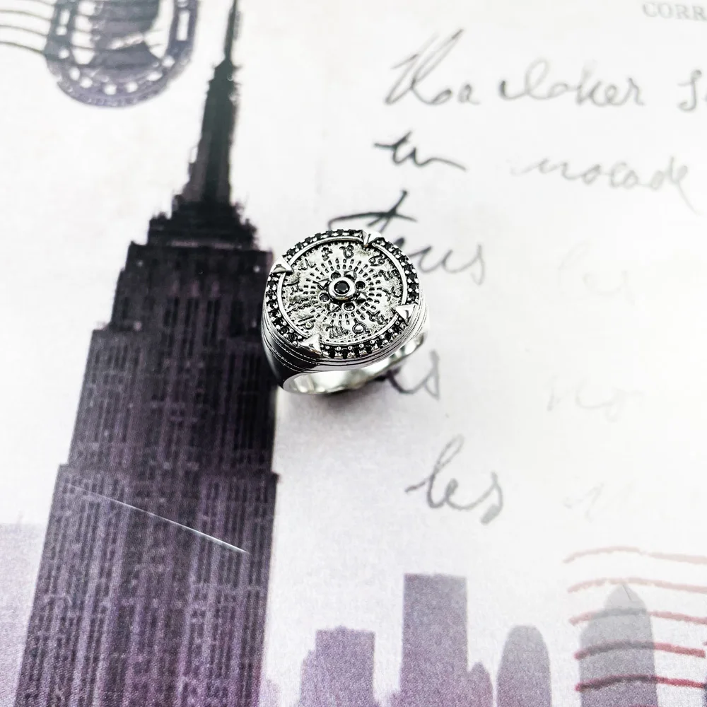 Мужское и женское кольцо с созвездиями серебристое золотистое ювелирное изделие