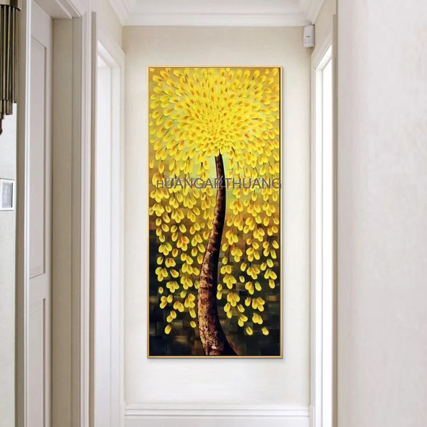 Палитра ножей богатых деревьев картина маслом для гостиной домашний декор