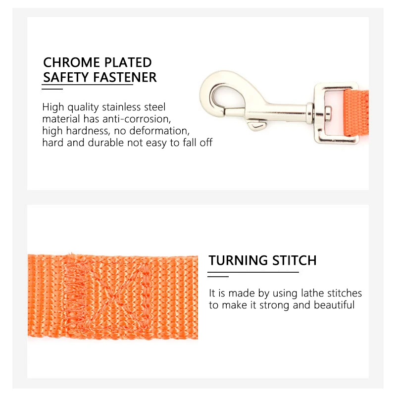 Нейлоновый Светоотражающий Поводок для собак малого и среднего размера | Дом сад