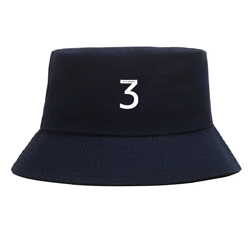 

New bucket hat hot classic 3y johji yamamoto Flat Top Breathable Bucket Hats Unisex Summer Printing Fisherman's Hat tops N014