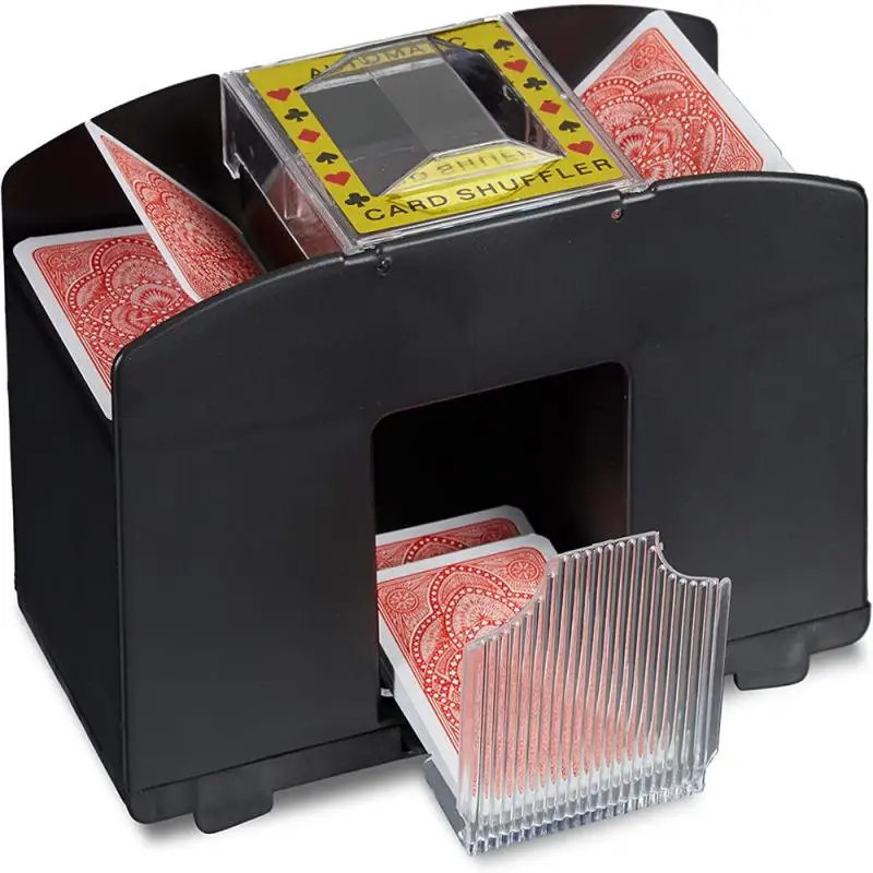

Casino 4-6 Deck Automatic Card Shuffler For Poker Games Poker Shuffle Machine Gaming Tools