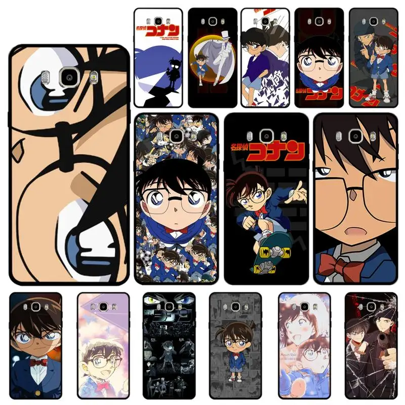 

YNDFCNB detective conan Phone Case for Samsung Note 8 9 10 20 lite pro ultra J 7 2 4 6 5 prime