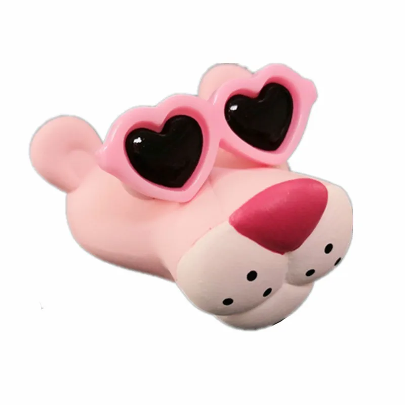 Красный розовый пантера вентиляционное отверстие зажим креативный автомобиль