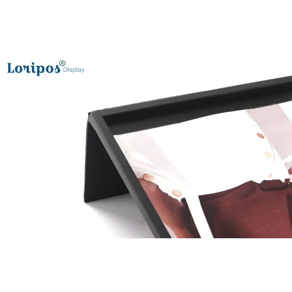 Photo Frame Metal Corners A4 Promotional Menu Display Table Sign Rack Desktop Poster Stand Restaurant Holder | Дом и сад