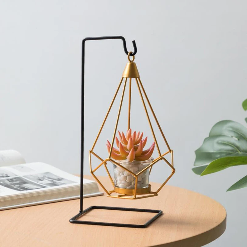 Золотые металлические подсвечники новинка скандинавские свечи для спальни