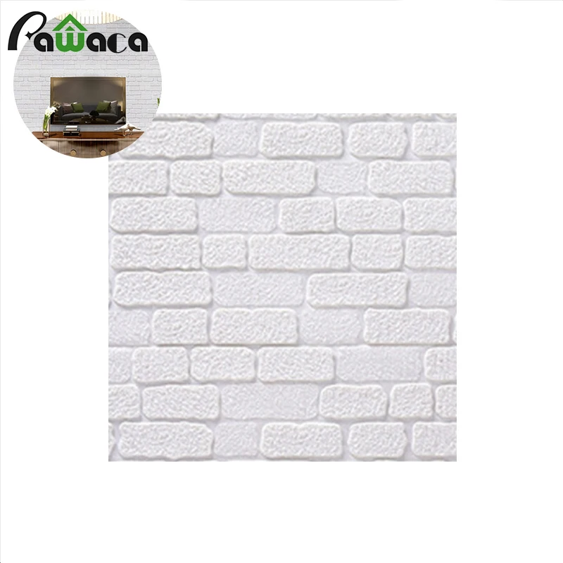 3d Wall Panels Wallpaper Stickers 3D DIY Decor Embossed Brick Stone Room House 70*70cm | Дом и сад