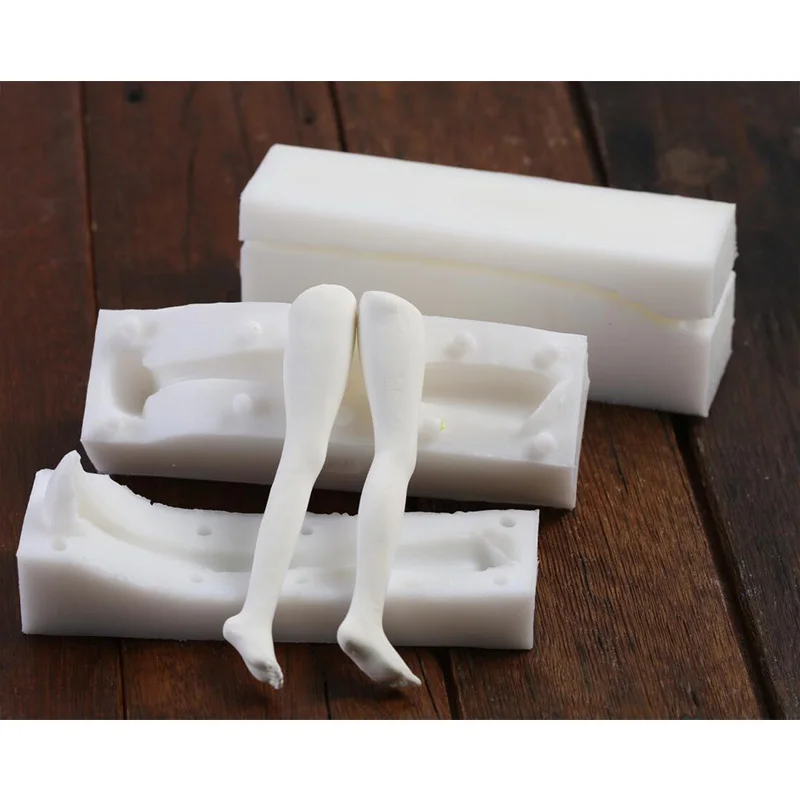 Глиняная кукла силиконовые формы тела ноги версии мультфильм глина для пресс