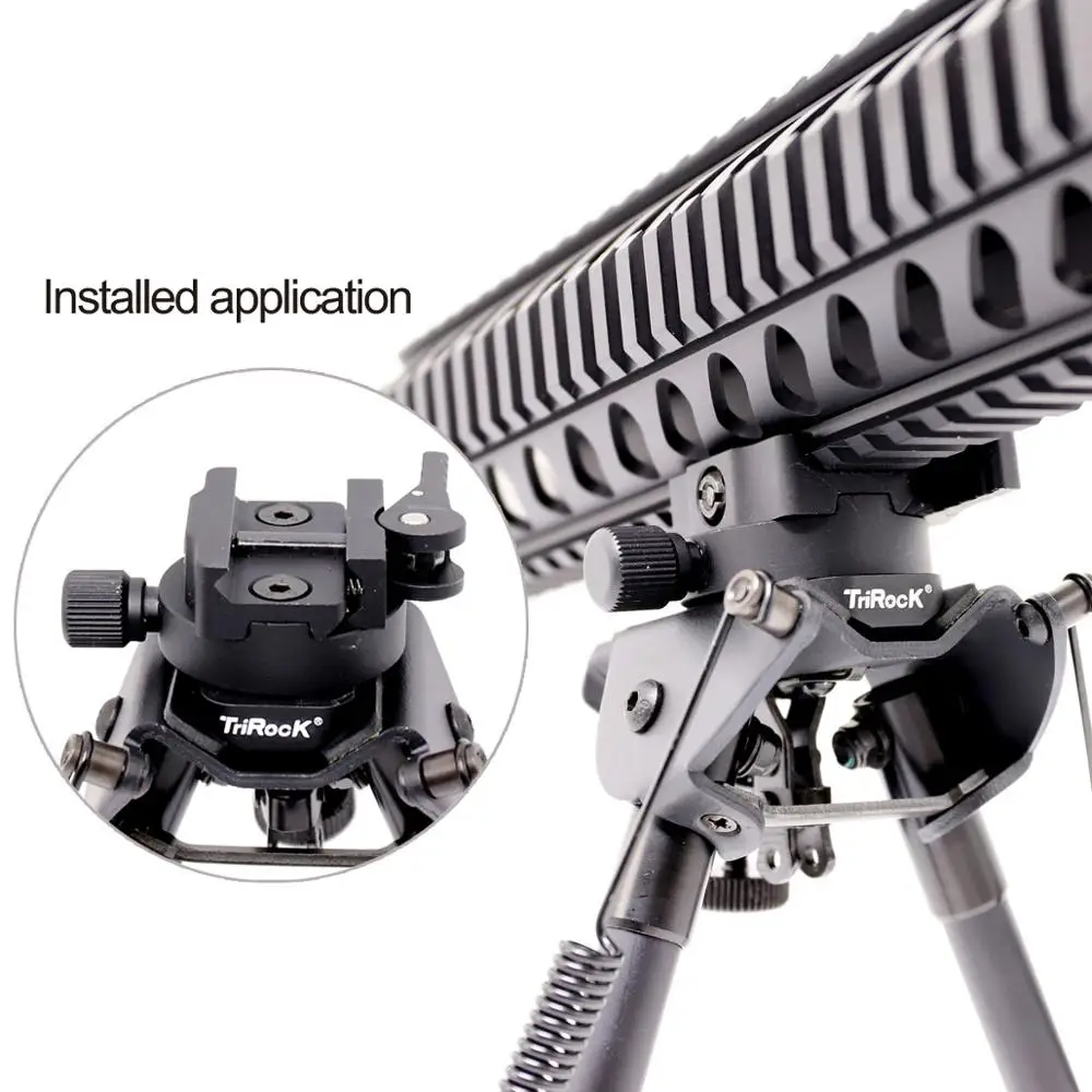 Aplus Multi_function Bipod адаптер быстросъемный QD Пикатинни Крепление Вертлюг монопод