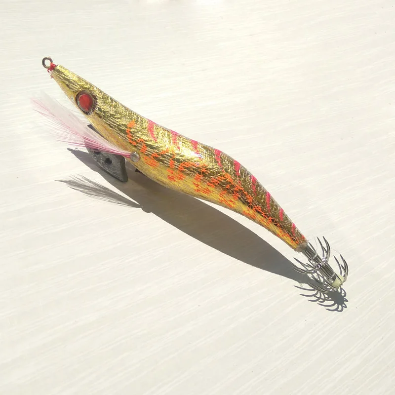 5 шт. Высококачественные золотые и черные Джиги для кальмара японского типа