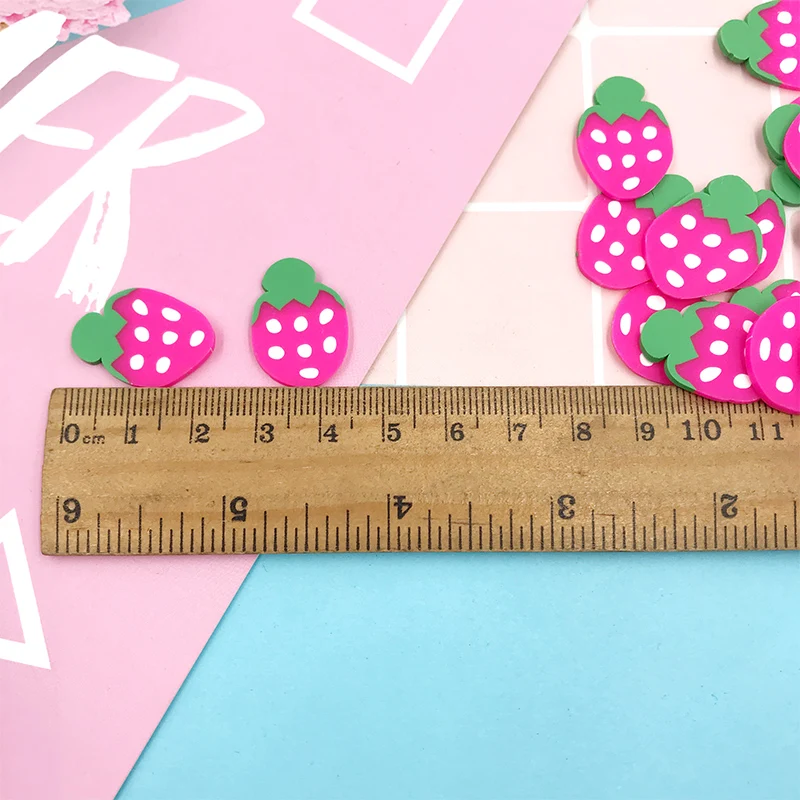 50 шт./лот большие фруктовые ломтики набор пластилина слайм товары полимерная